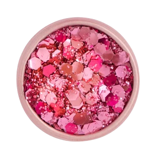 paillettes roses foncee