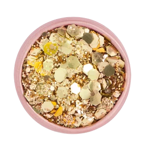 paillettes naturelles golden hour