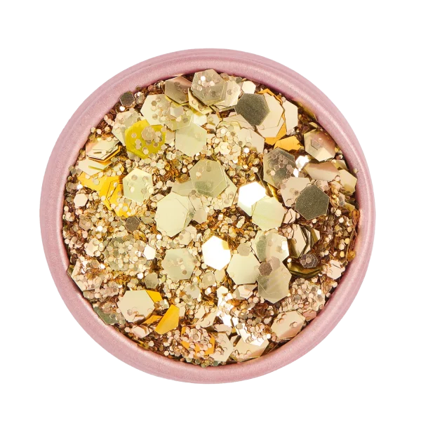 paillettes naturelles golden hour