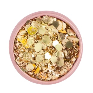 paillettes dorées