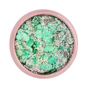 paillettes à base de plante nature beauté