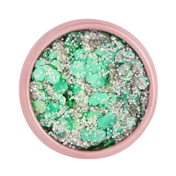 paillettes à base de plante nature beauté