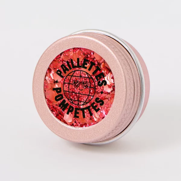 paillettes biodégradables dame de cœur 3