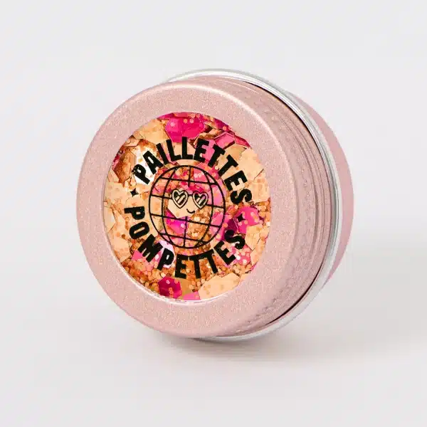 paillettes rose et cuivres 4