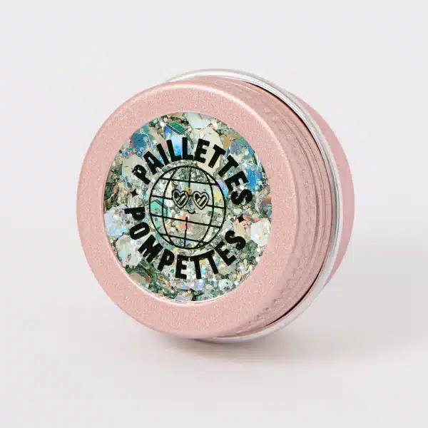 Paillettes biodégradables : Silver Nova 💿 – Image 2